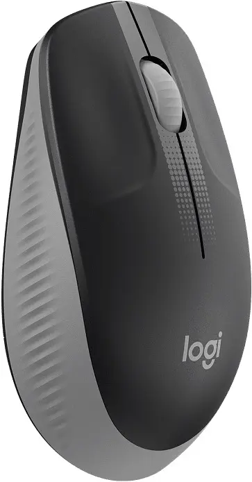 Миша Logitech M190 Full-Size Wireless Mouse mid grey (910-005906) - фото 2