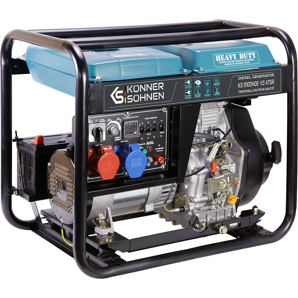 Генератор дизельний Konner&Sohnen KS 8100HDE-1/3 ATSR [117111] - фото 3