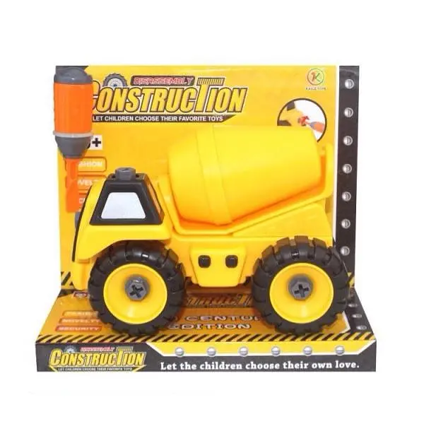 Бетонозмішувач Kaile Toys, жовтий (KL702-8) - фото 7