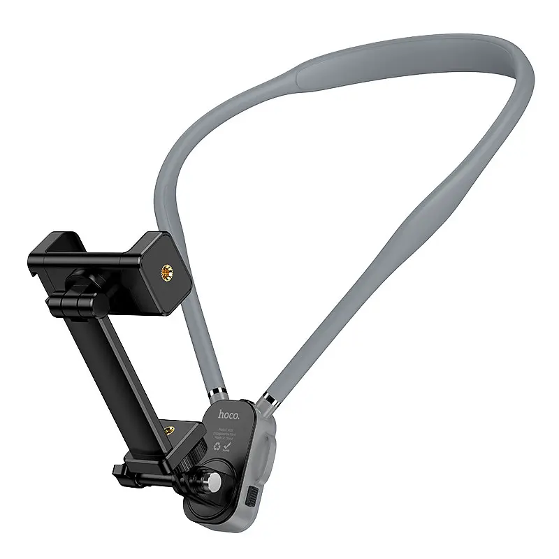 Кріплення для телефону на шию HOCO K30 Campo neck-hanging holder Чорний Сірий