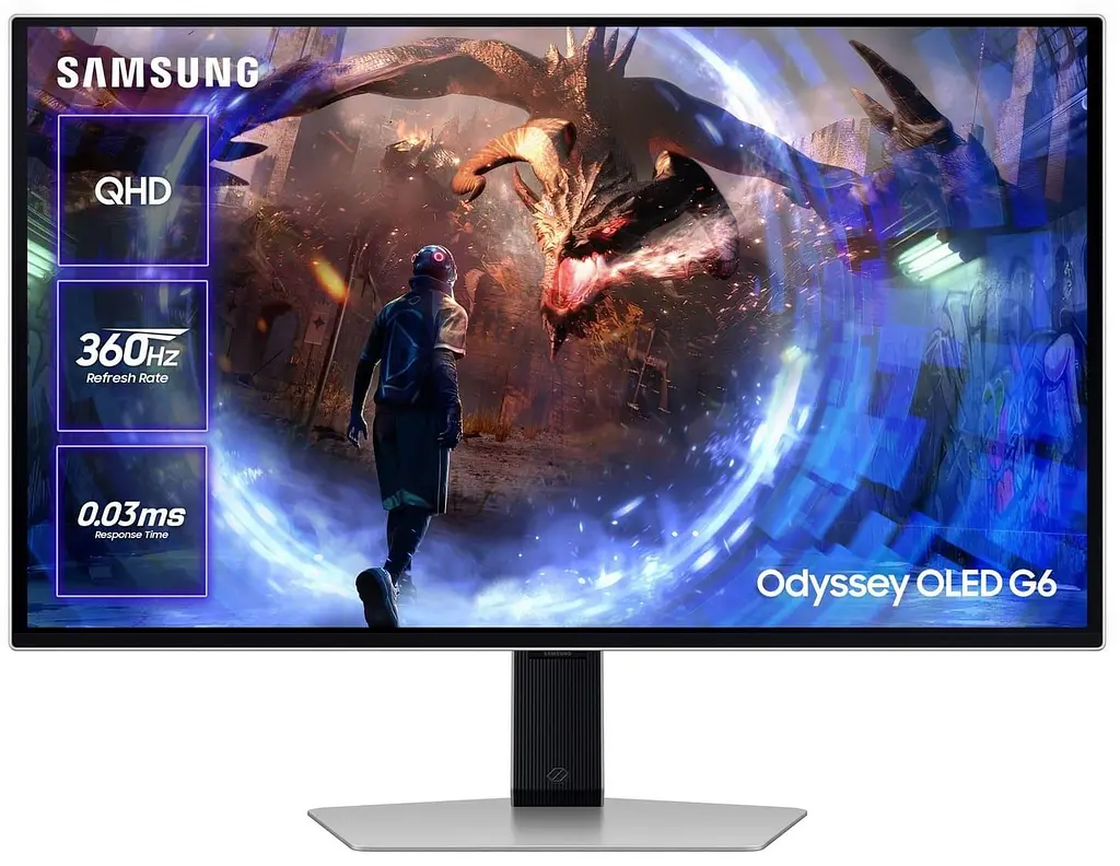 Монітор 27" Samsung Odyssey G6 (LS27DG600SIXUA) 2560x1440 (QHD 2K) OLED 360 Hz - фото 11