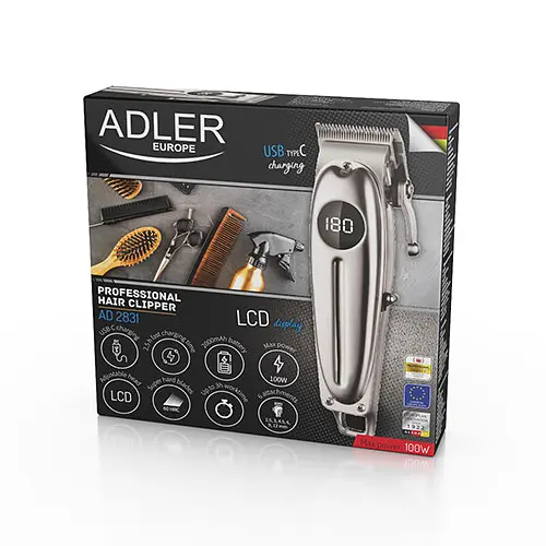 Машинка для стрижки волосся Adler AD 2831 LCD - фото 10