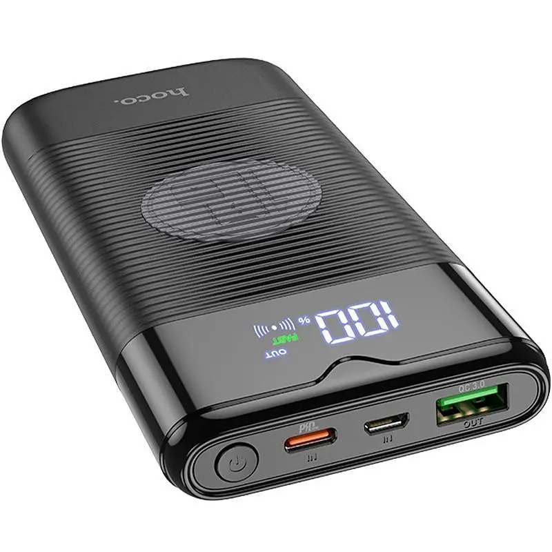 Додаткова батарея Hoco J63 Velocity PD+QC3.0 (10000mAh) Black - фото 5