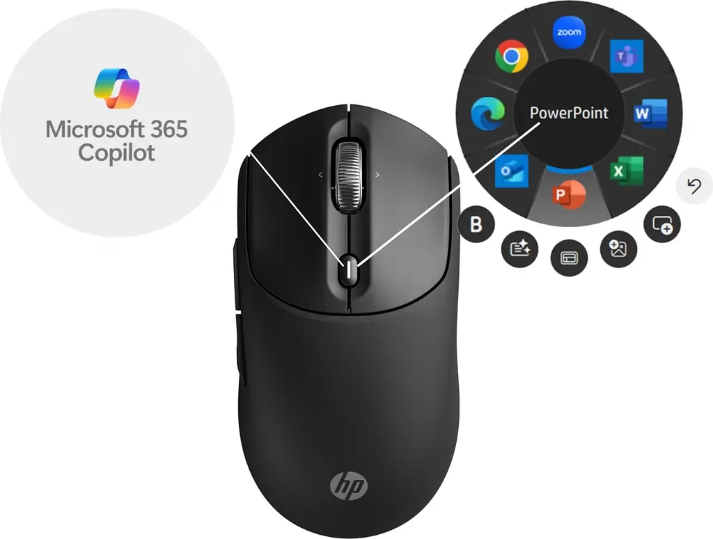Компьютерная мышь HP 700 Rechargeable WL/BT черный teh0014003 - фото 6