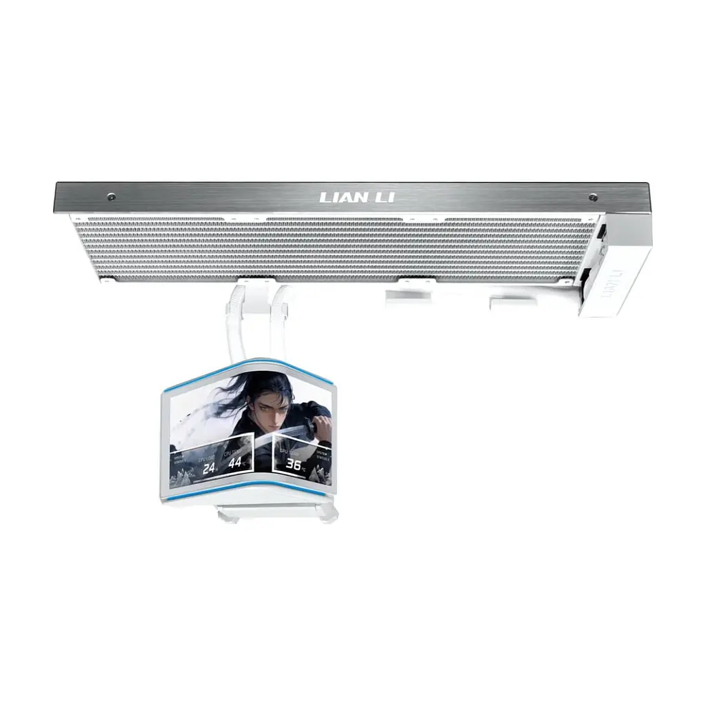 Система рідинного охолодження Lian Li Hydroshift II OLED Curved 360 Fanless, White (G89.GHS2OLDC36NW.00) - фото 3
