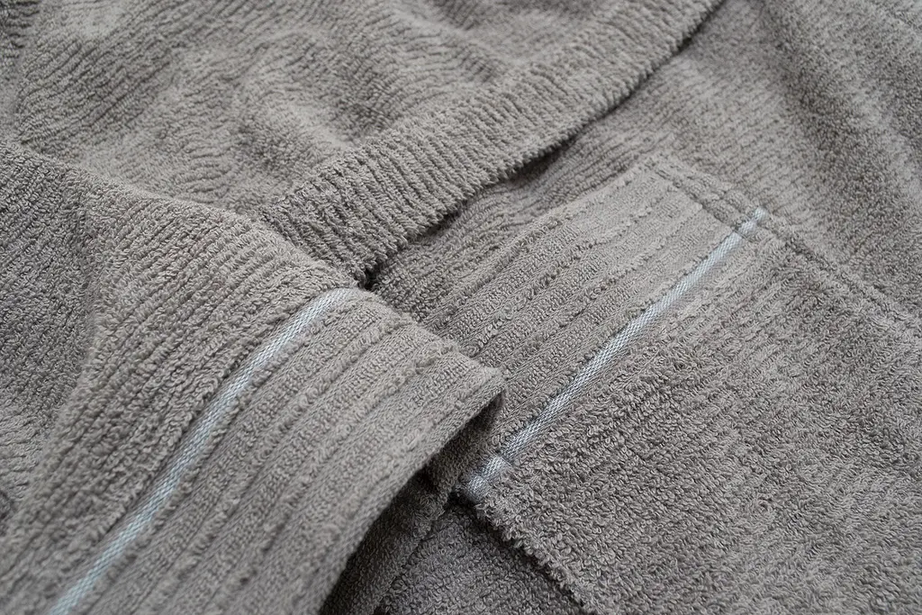 Халат махровый Lotus Home - Nella grey S/M - фото 6