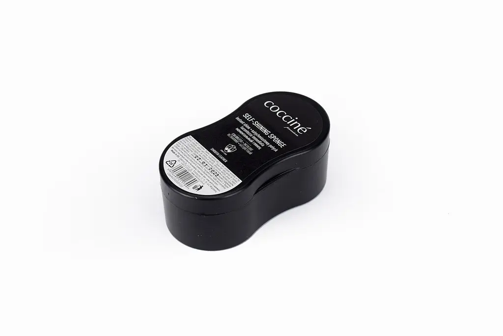 Губка-блиск для взуття Coccine Self-Shining Sponge Mini, чорна