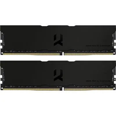 Модуль пам'яті для комп'ютера DDR4 32GB (2x16GB) 3600 MHz Iridium Pro Deep Black Goodram (IRP-K3600D4V64L18/32GDC) - фото 6