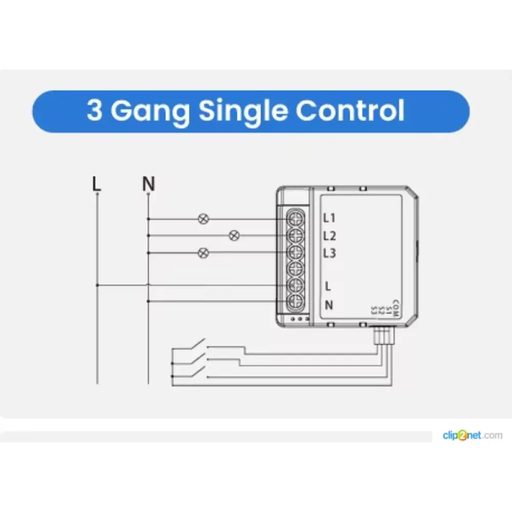 Реле Wi‑Fi Tuya Smart Switch 3CH 3 канали - фото 2