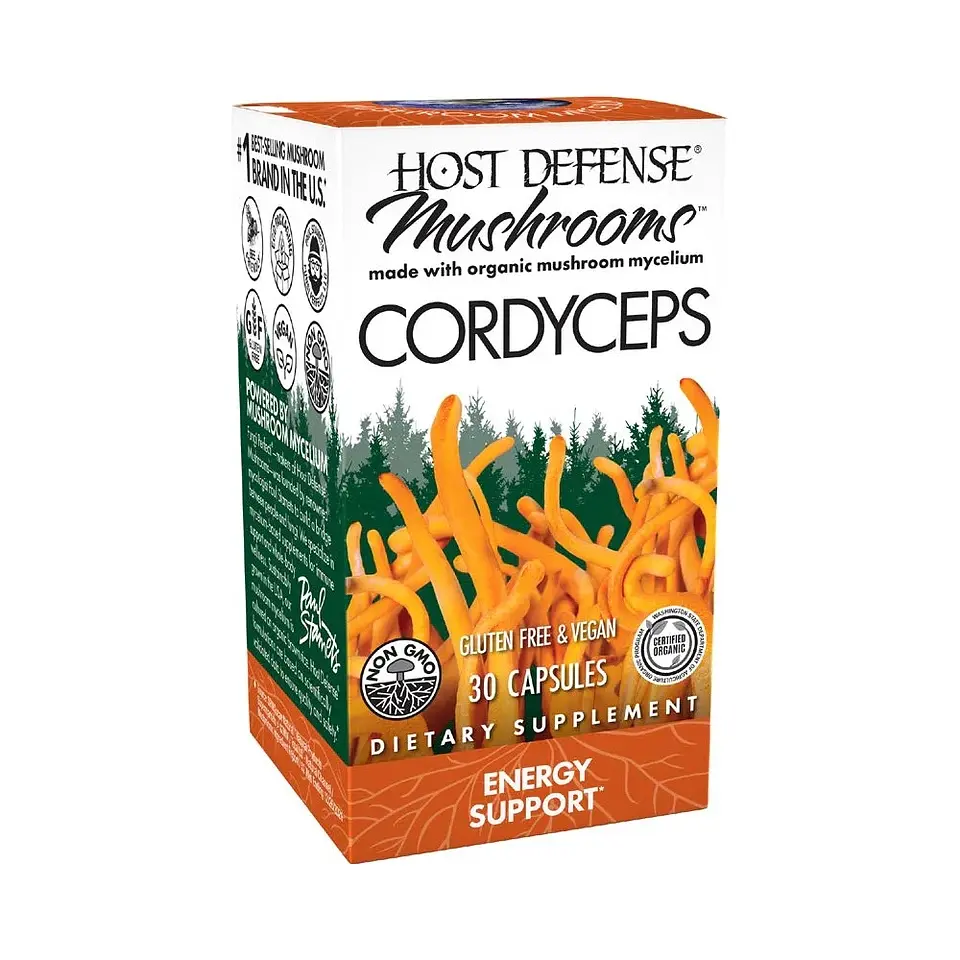 Натуральна добавка Host Defense Cordyceps 30 вегакапсул - фото 2