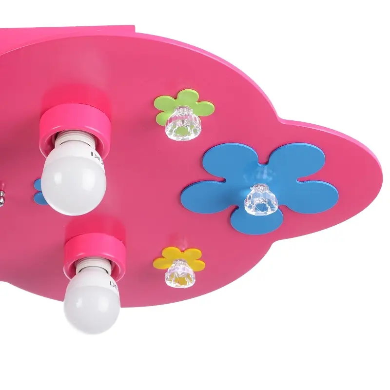 Люстра Brille потолочная деревянная для детской E14 40W Mix (KL-403C/4) - фото 6