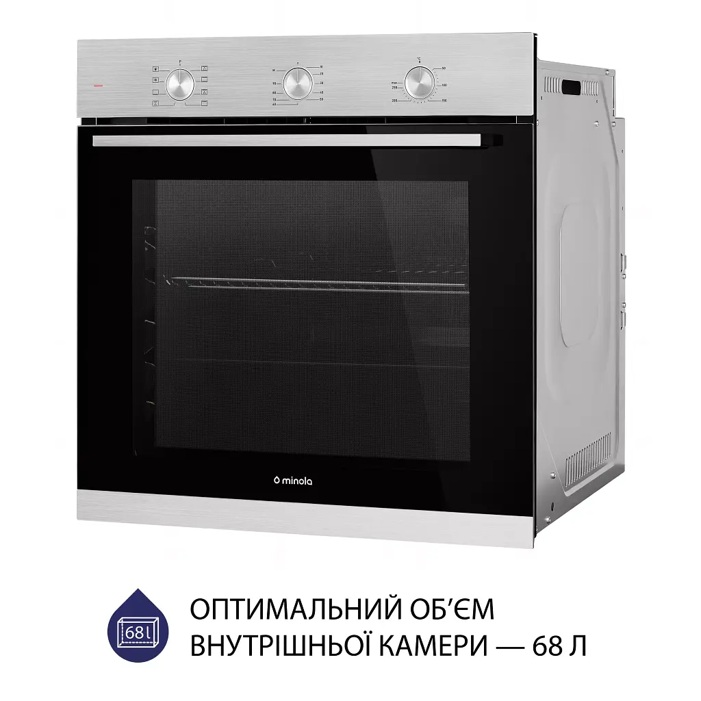 Духова шафа електрична Minola EO 684 INOX - фото 4