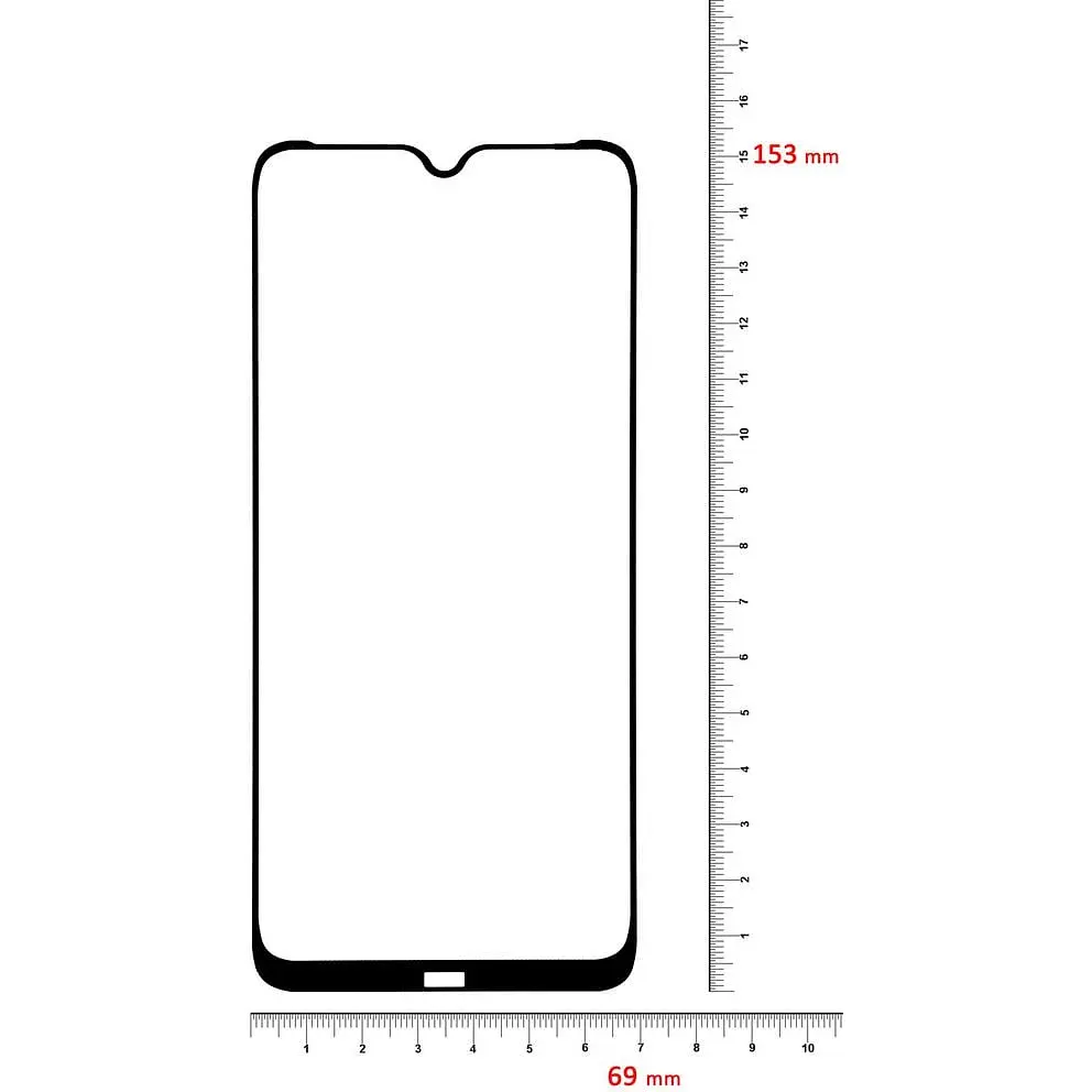 Захисне скло BeCover для Xiaomi Redmi Note 8T Black (704525) - фото 3