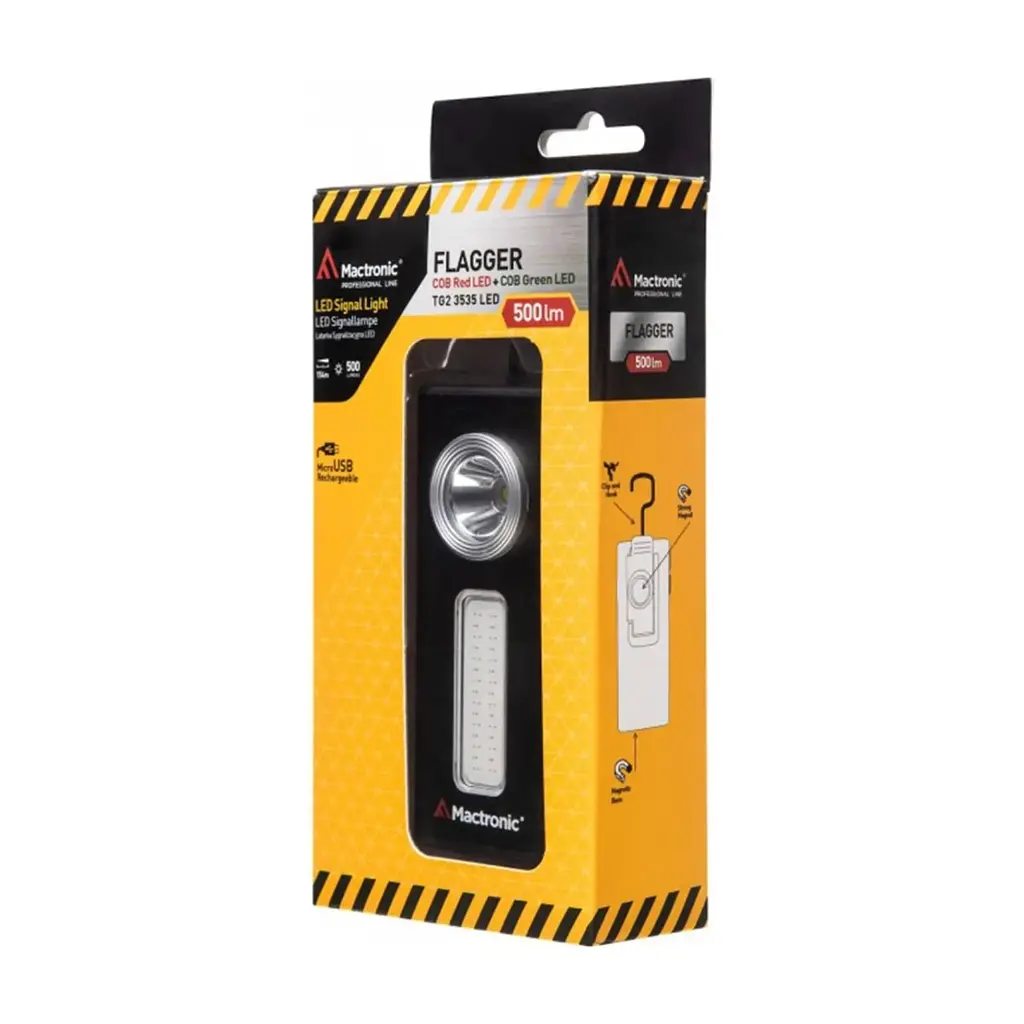 Ліхтар Mactronic Flagger Cool White/Red/Green 500 Lm USB (PHH0072) - фото 8