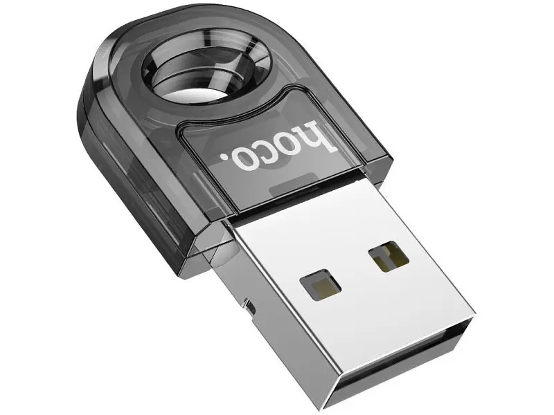 Bluetooth-адаптер Hoco UA28 v5.1 Black - фото 4