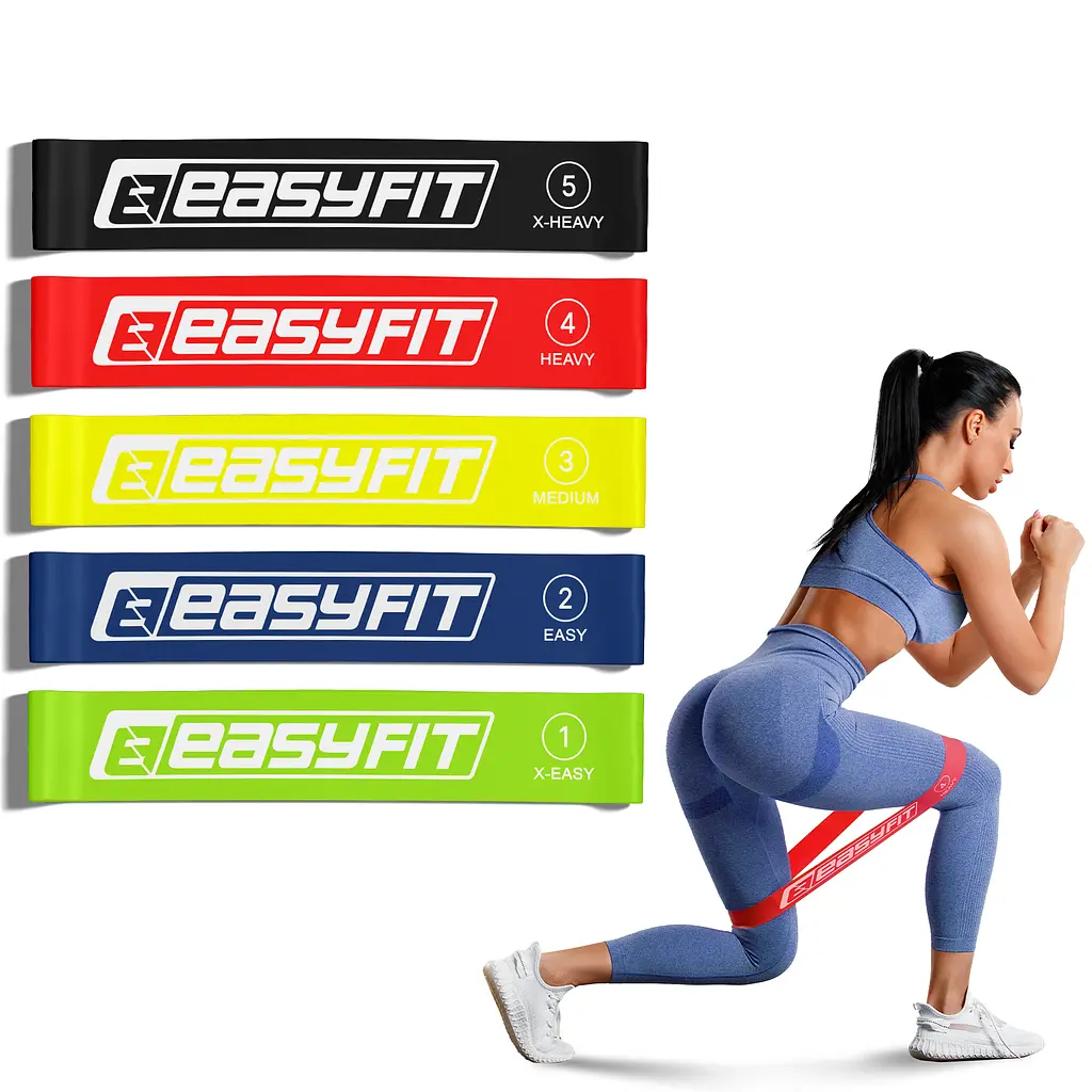 Гумові кільця для фітнесу EasyFit набір 5 шт - фото 2