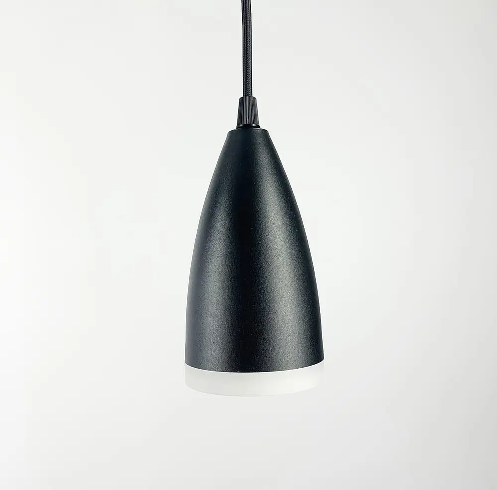 Підвісний світильник у чорному каркасі | Арт. ML323 чорний | Line F - фото 2