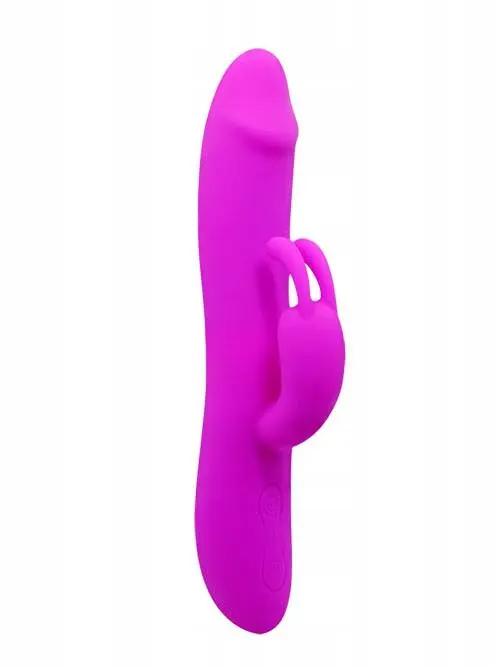 Вібратор-кролик LyBaile Natural Motion 20 см фіолетовий - фото 3