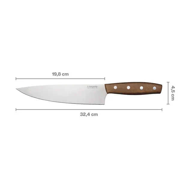 Ніж кухарський Fiskars Folken FSC 20 см (1075696) - фото 3