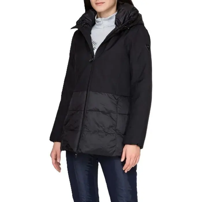 Пальто CMP Woman Jacket Fix Hood Black XXS (1097-39K2856-38UD 34) - фото 2