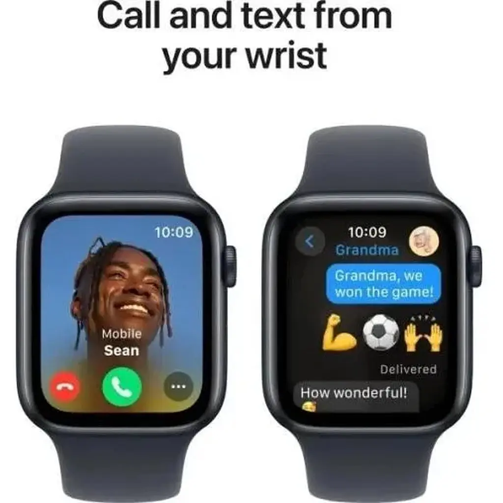 Смарт-годинник Apple Watch SE 2 GPS 40mm Midnight Alu. Case w. Midnight Sport Band - S/M (MXE73) - фото 4