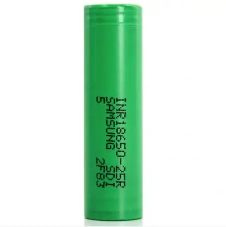 Акумулятор Samsung INR18650-25R 18650 2500mah 20А Зелений - фото 2