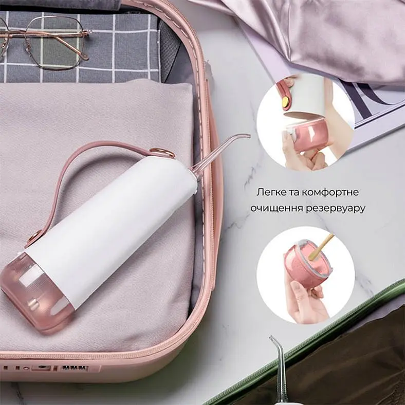 Ирригатор Oclean W10 Pink NEW-2 NOZZLES - фото 7