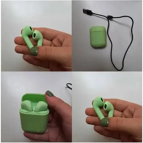Бездротові навушники Hoco Gioio Mini-2 (i7mini) Bluetooth зелені - фото 7