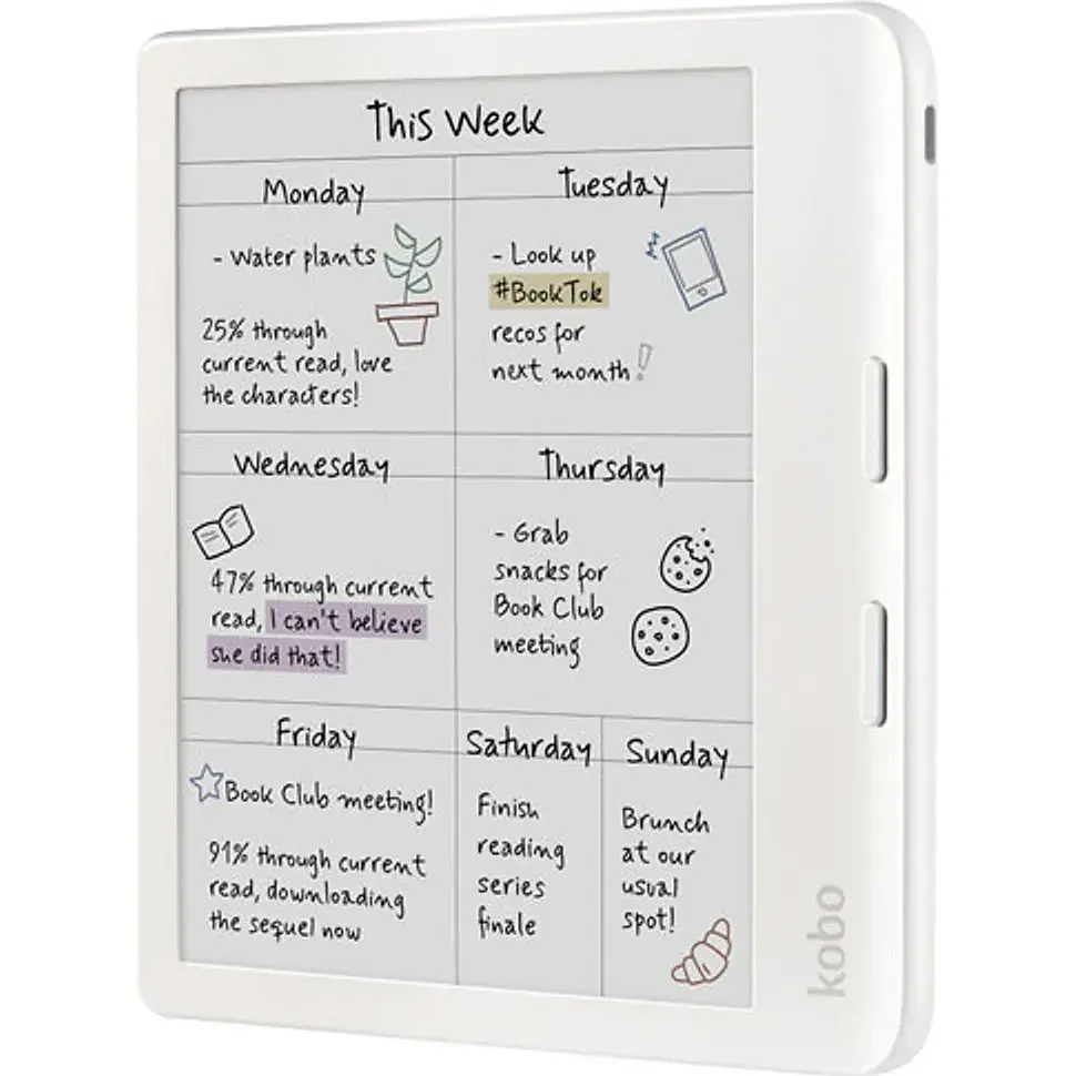 Электронная книга Kobo Libra Colour White [N428-KU-WH-K-CK] [116852] - фото 3