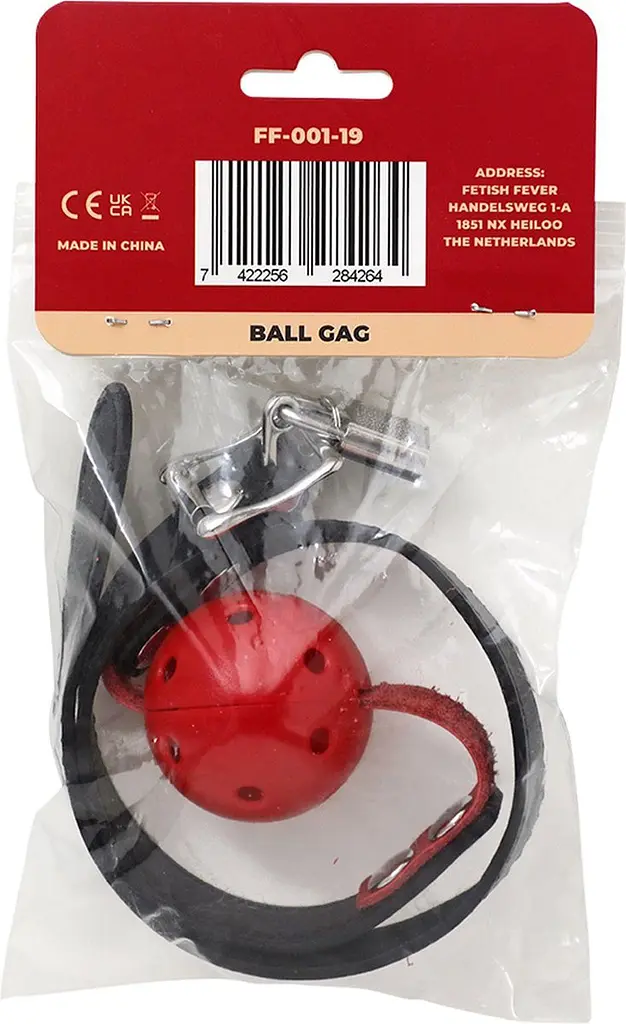 Кляп Fetish Fever Ball Gag, 4 см (червоний) - фото 3
