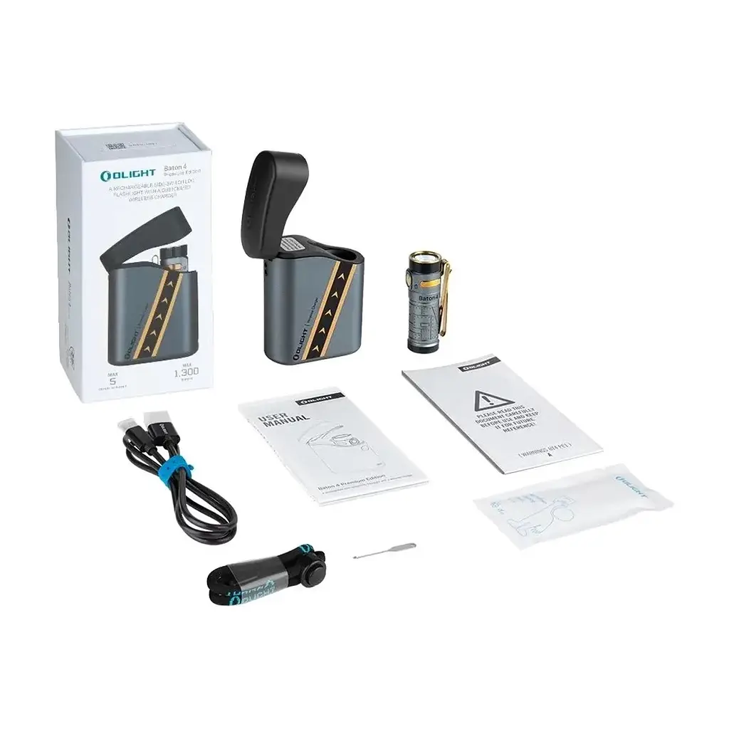 Ліхтар Olight Baton 4 Premium Edition Fighter Pilot (0.0000.3078) - фото 10