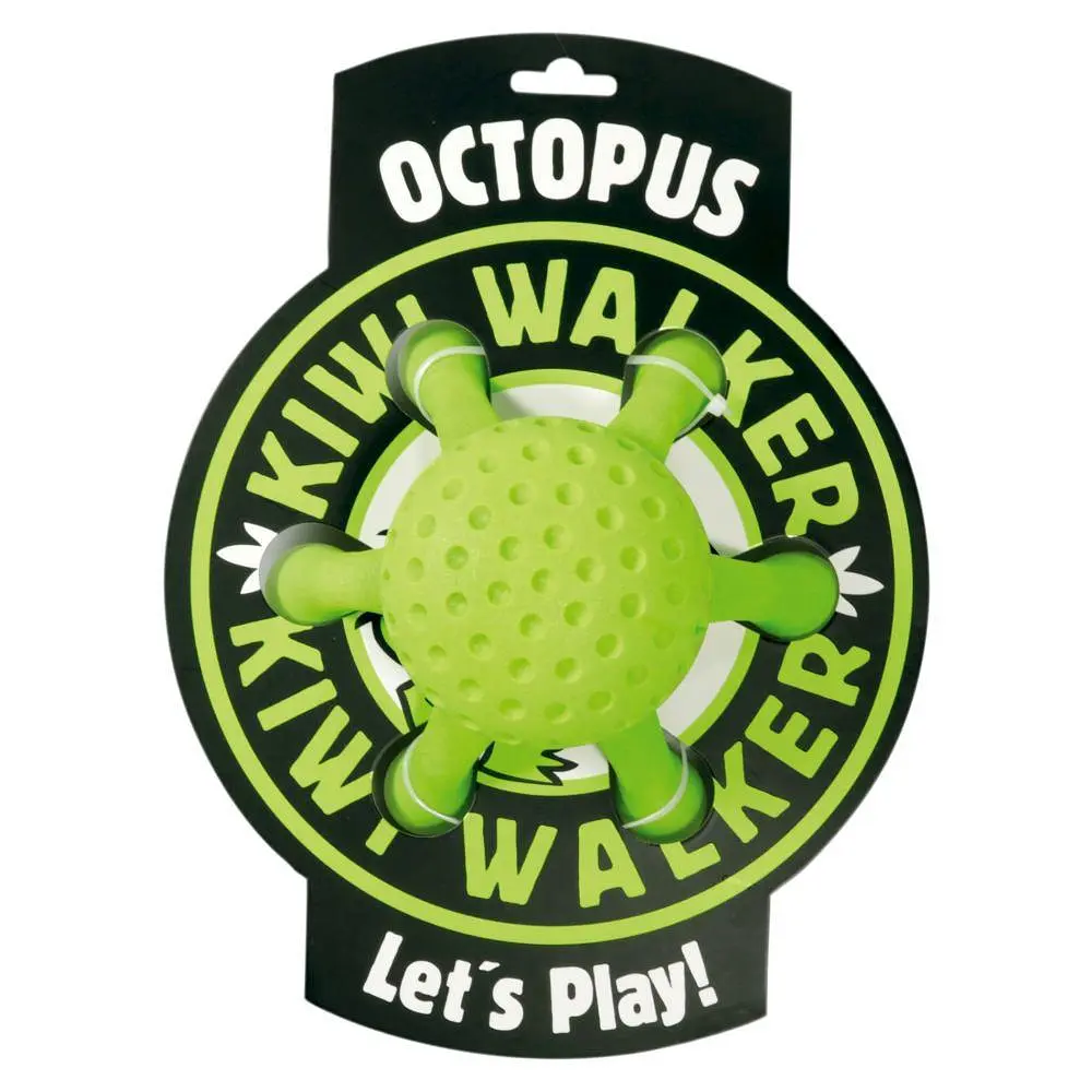 Іграшка Kiwi Walker для собак Восьминіг зелений 12 см арт.TPR-836