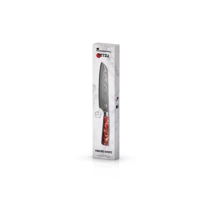 Ніж кухонний накірі MasterPro Tetsu коричневий 20 см (BGMP-4127-BR) - фото 4