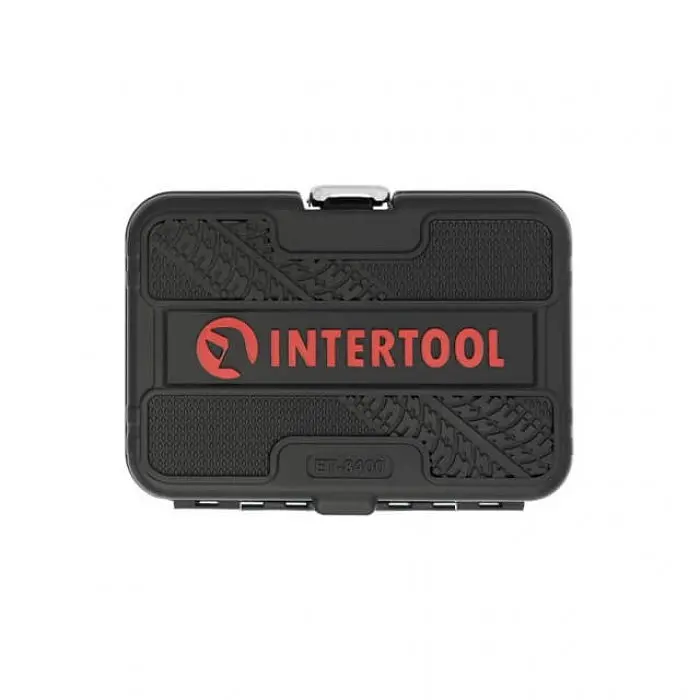Набір біт насадок TORX 1/2" T20-T60 55 мм Intertool в кейсі у валізі - фото 4