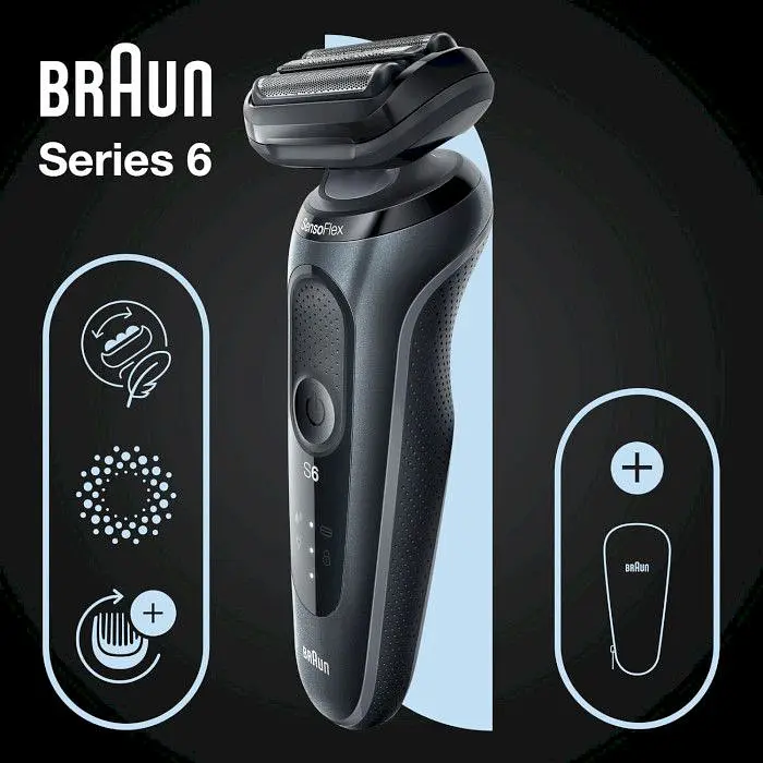 Електробритва Braun Series 6 61-N1000s black/black (6826907) - фото 4