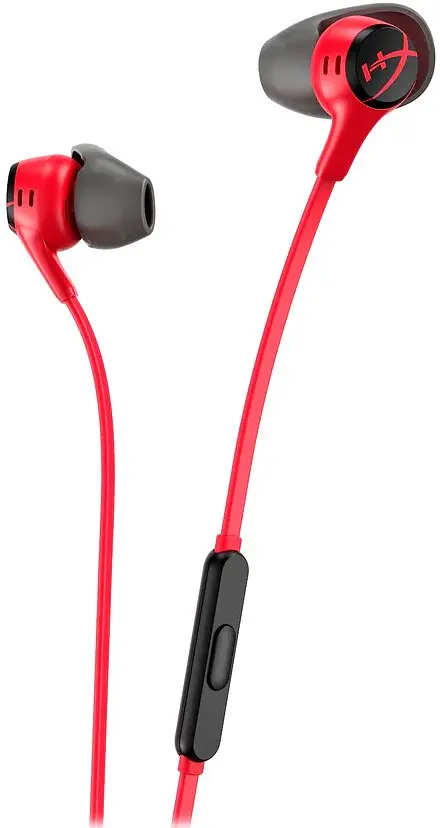 Навушники з мікрофоном HyperX Cloud Earbuds II Червоний (705L8AA)