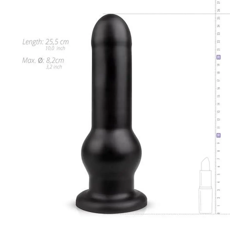Фалоімітатор EasyToys Tactical, 25.5 см (чорний) - фото 4