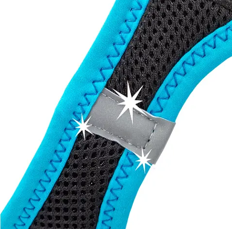 Шлея для собак Ferplast Kaori P XS чорно-блакитна A: 28-30 см B: 32-36 см 75469032 - фото 3