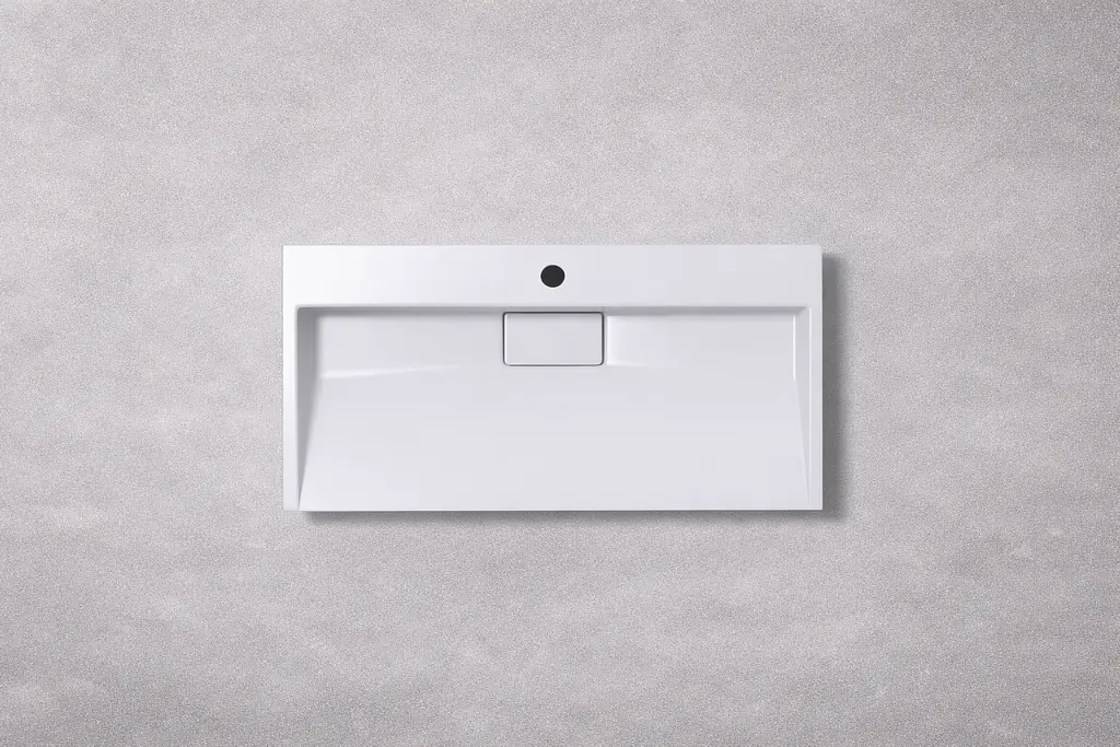 Умивальник VBI Este підвісний з отвором під змішувач 90x46 см white VBI-019917