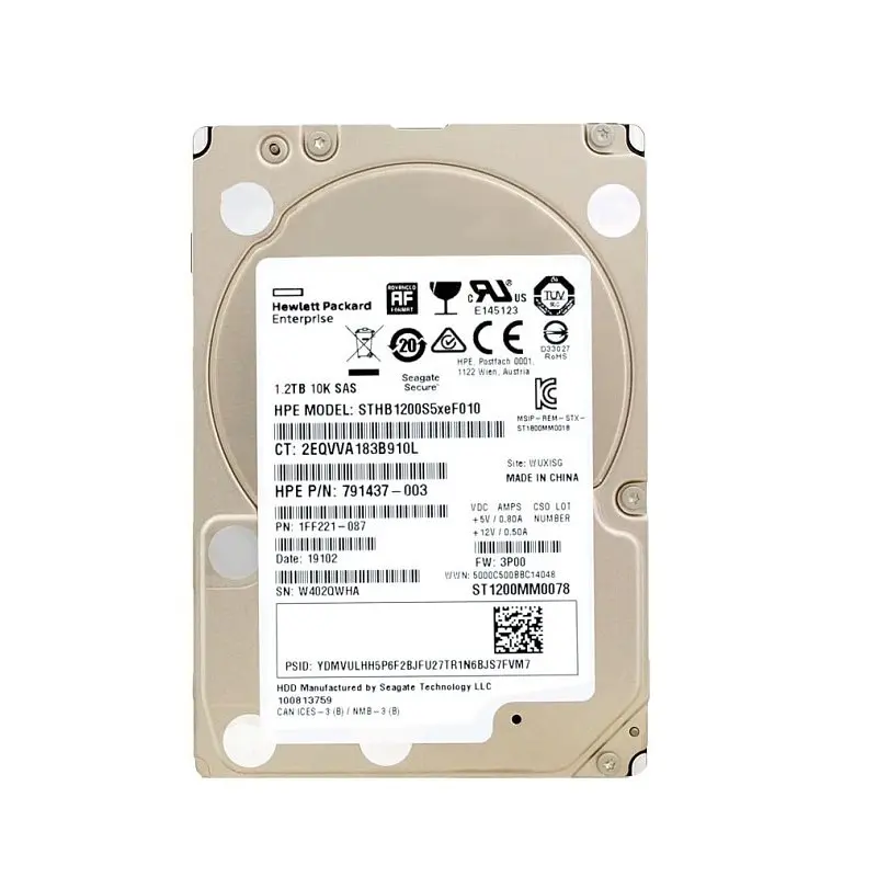 Накопичувач HDD 2.5" SAS 1.2TB HP Enterprise 791437-003 10000rpm 128MB (STHB1200S5xeF010) - фото 2