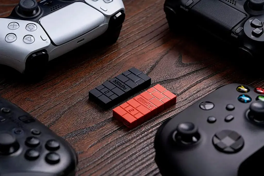 USB адаптер 8BitDo USB Wireless Adapter 2 для Switch/Android/Windows/macOS Brown [90212] - фото 5