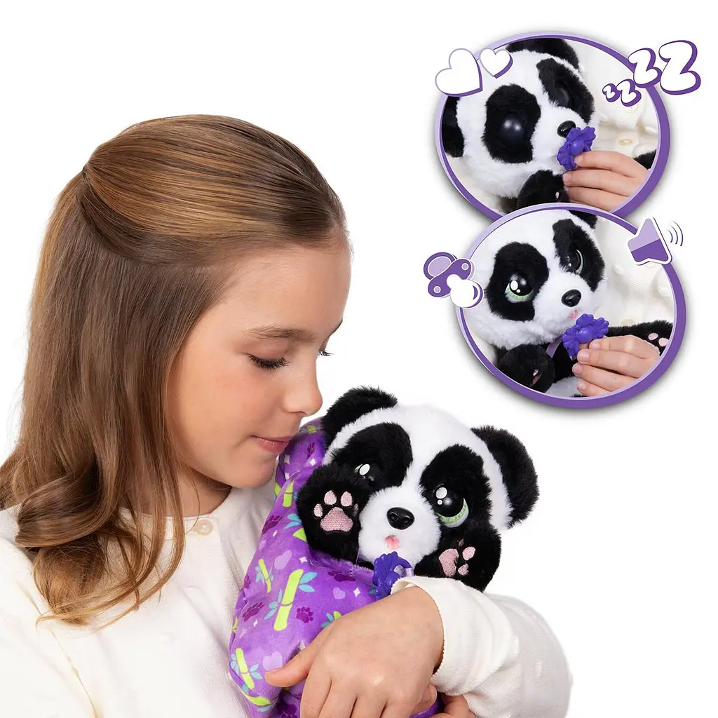 Інтерактивна іграшка BABY PAWS W3 – МАЛЮК ПАНДА (з аксес.) Baby Paws 927667IM - фото 9