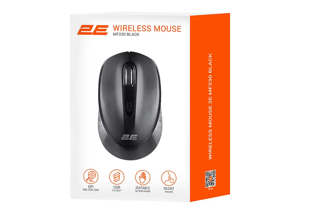Bluetooth миша 2E MF230 Silent black (2E-MF230WB) - фото 5