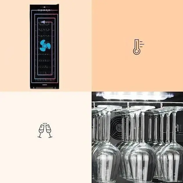 Винный холодильник Klarstein Bellevin 62 (10032923) - фото 6