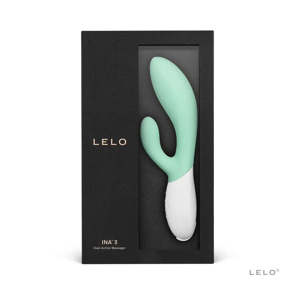 Вібратор-кролик LELO Ina 3 Seaweed, 10 режимів вібрації, потужний мотор - фото 3