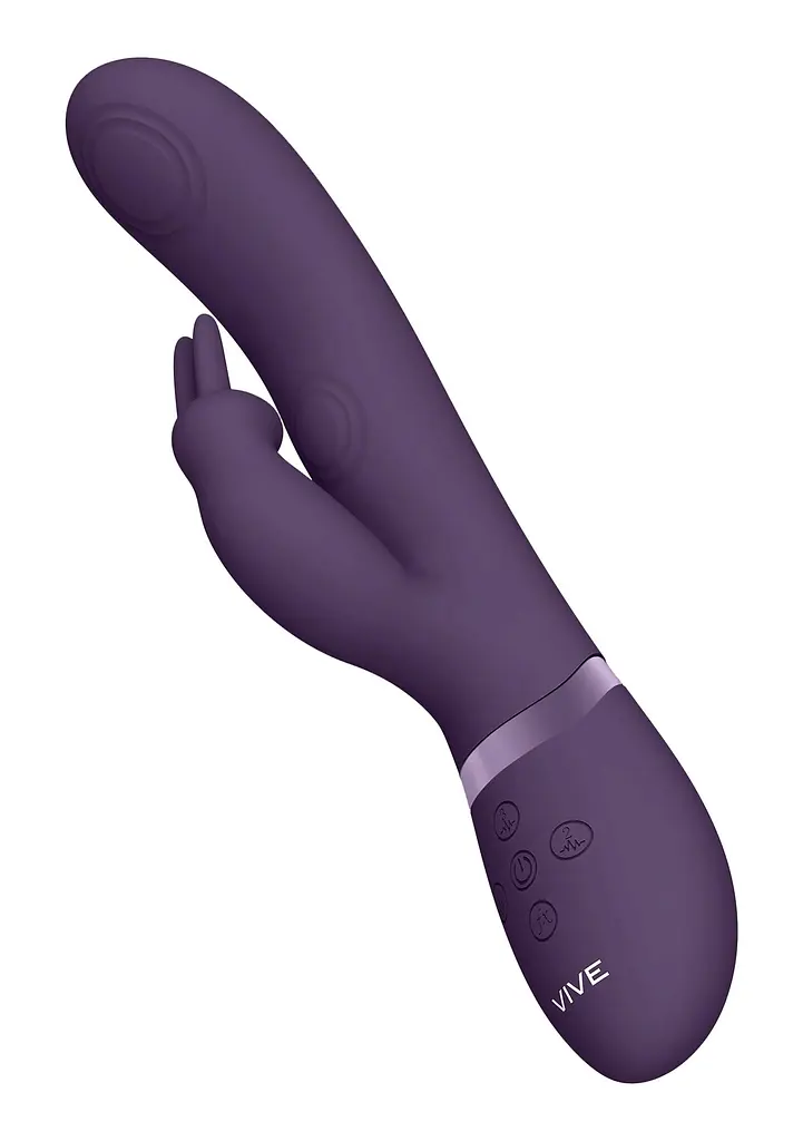 Вібратор-кролик Vive May G-Spot 22 см (фіолетовий) - фото 2
