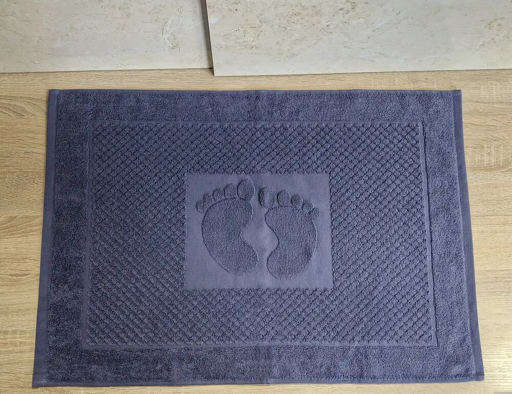 Рушник для ніг Узбекистан 50х70 dark blue 600 г/м2