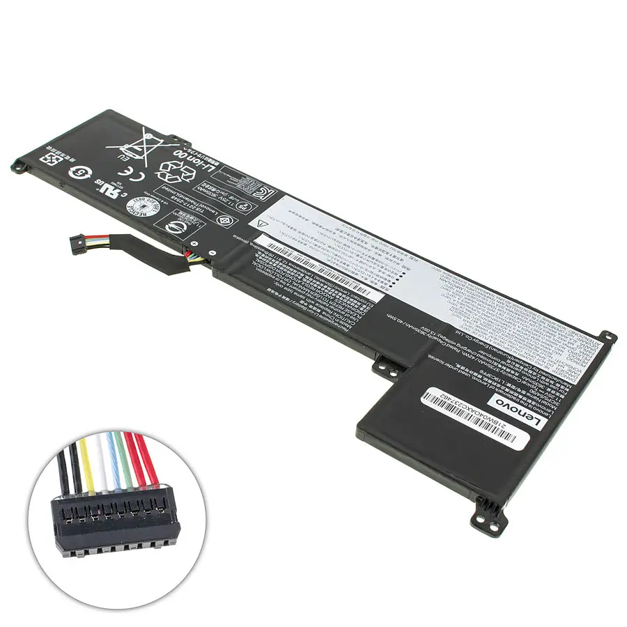 Акумулятор Lenovo L19C3PF6 (V17-IIL, IdeaPad 3 17IML05) 11.25V 3735 mAh 42Wh Black (SB10W89845) - фото 2