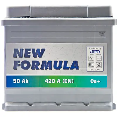 Акумулятор автомобільний NEW FORMULA 50Ah (+/-) 420EN (5502202210) - фото 8