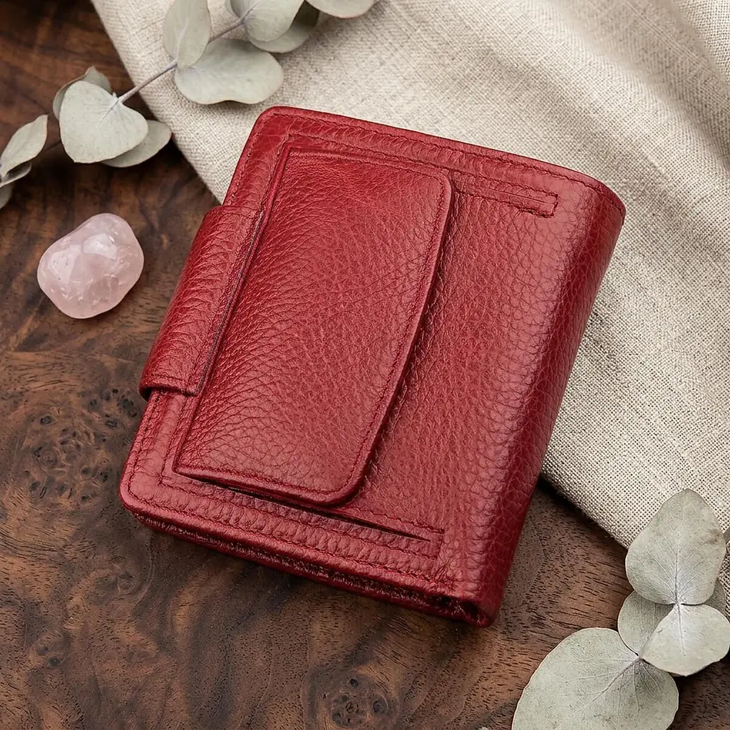 Гаманець жіночий ST Leather 18499 (ST415) невеликий червоний - фото 2